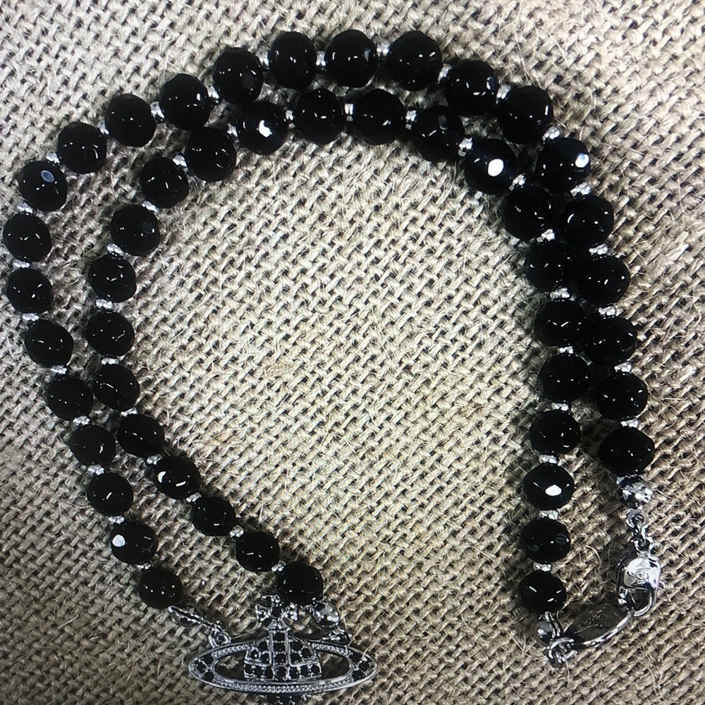 Vivienne Westwood Black Orb Necklace - Picture 3 of 5